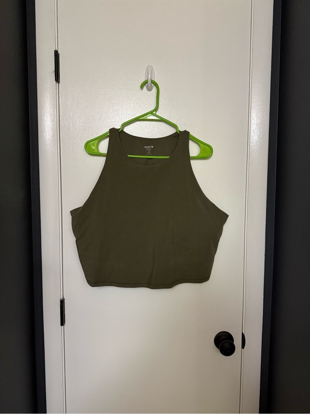 Old Navy Women’s Olive Green Longline Sports Bra